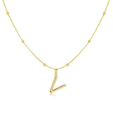 Collar Alfabético en Plata Esterlina