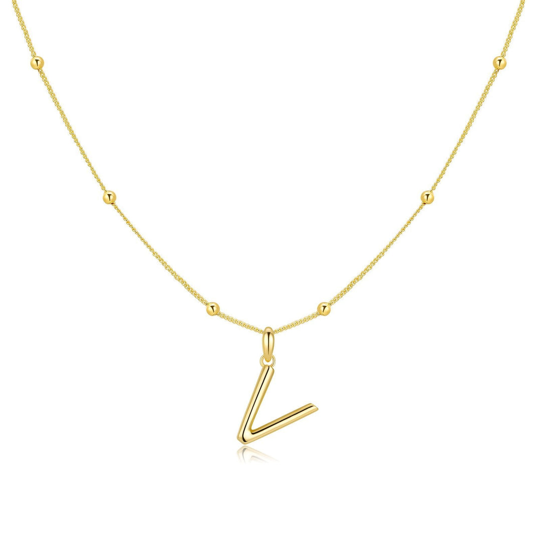 Collar Alfabético en Plata Esterlina