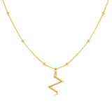 Collar Alfabético en Plata Esterlina