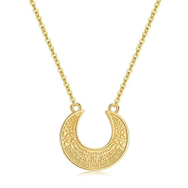 Moon Necklace - Sterling Silver