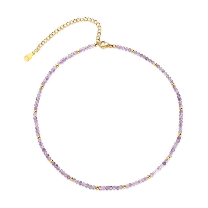 Verano Amatista Necklace - Gold/Silver