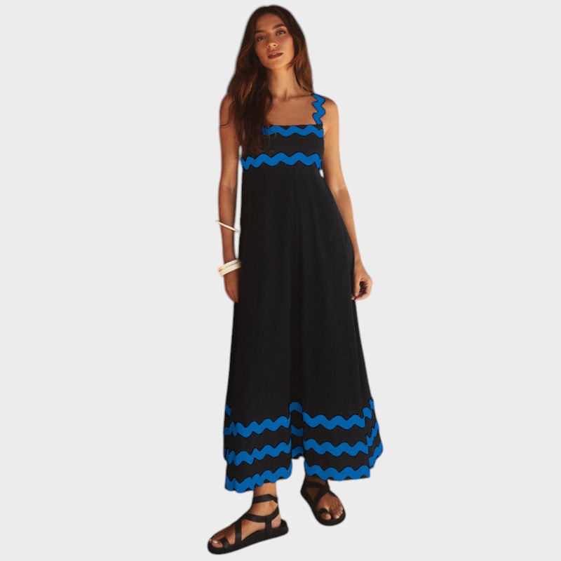 Alice - Vestido sin mangas de corte amplio con diseño floral