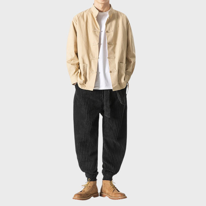 Ian – Pantalones de Velour