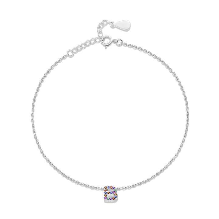 Pulsera 'Shiny Initiale' en Plata de Ley