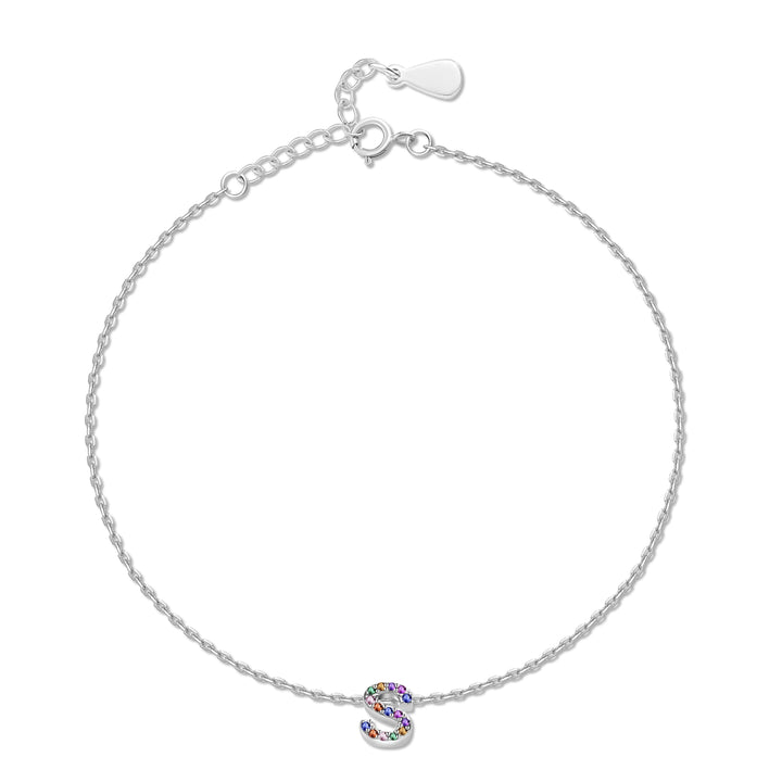 Pulsera 'Shiny Initiale' en Plata de Ley