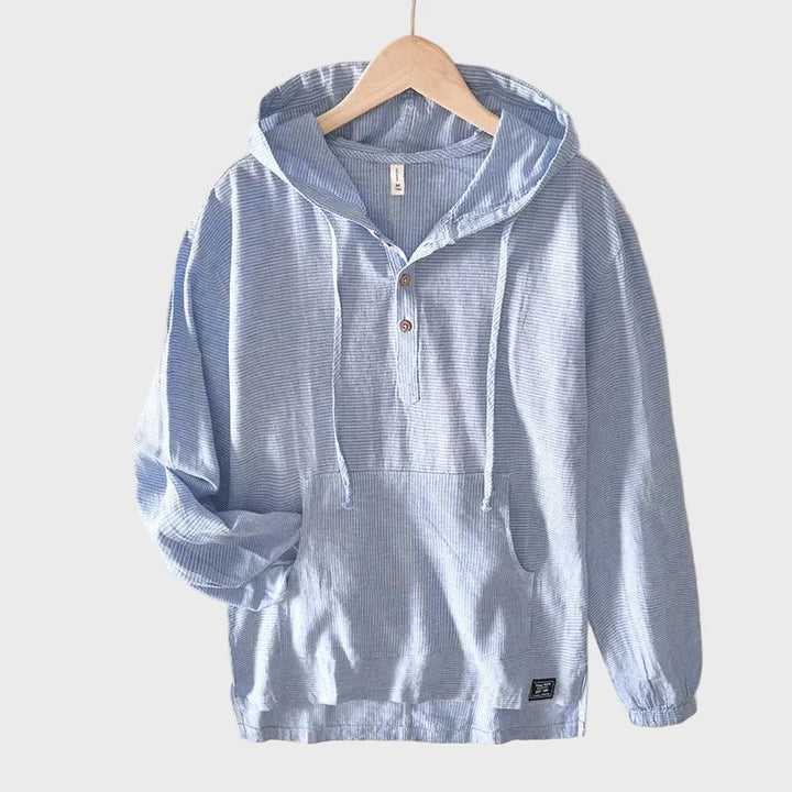 Marco - Sudadera de lino con capucha