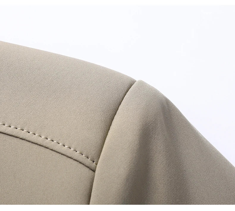 Emanuel – Blazer con cuello de piel sintética