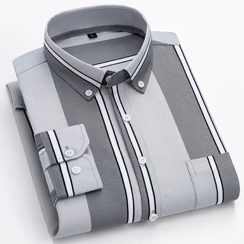 Leander – Camisa de rayas elegante para hombres