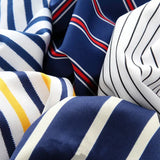 Denis – Camisa de rayas clásica para hombre