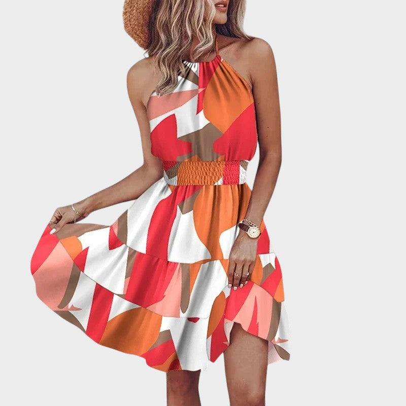 Pavla – Vestido de verano corto con espalda al descubierto