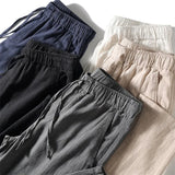 jake - Pantalones Elegantes de Lino