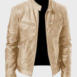 Matias- Chaqueta de Cuero Casual