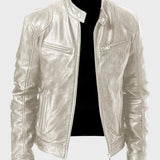 Matias- Chaqueta de Cuero Casual