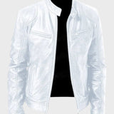 Matias- Chaqueta de Cuero Casual