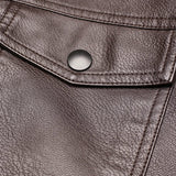 Ivan - Chaqueta de Cuero Vintage