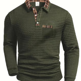 Sven - Camisa polo masculina con cuello a contraste