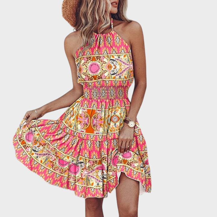 Pavla – Vestido de verano corto con espalda al descubierto