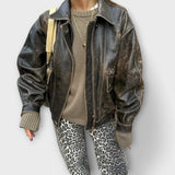 Carina – Jeans Vintage con Diseño de Leopardo