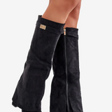 Adriana – Elegantes botas altas con tacón cuadrado