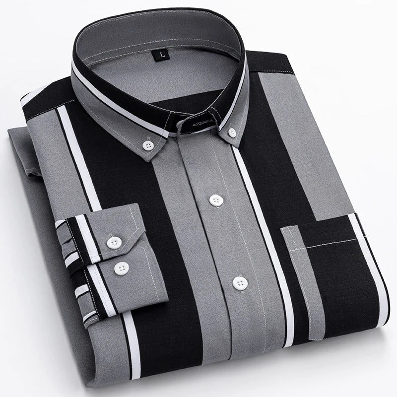 Leander – Camisa de rayas elegante para hombres