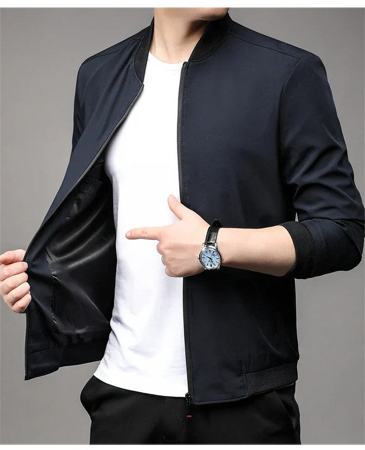 Emanuel – Blazer con cuello de piel sintética