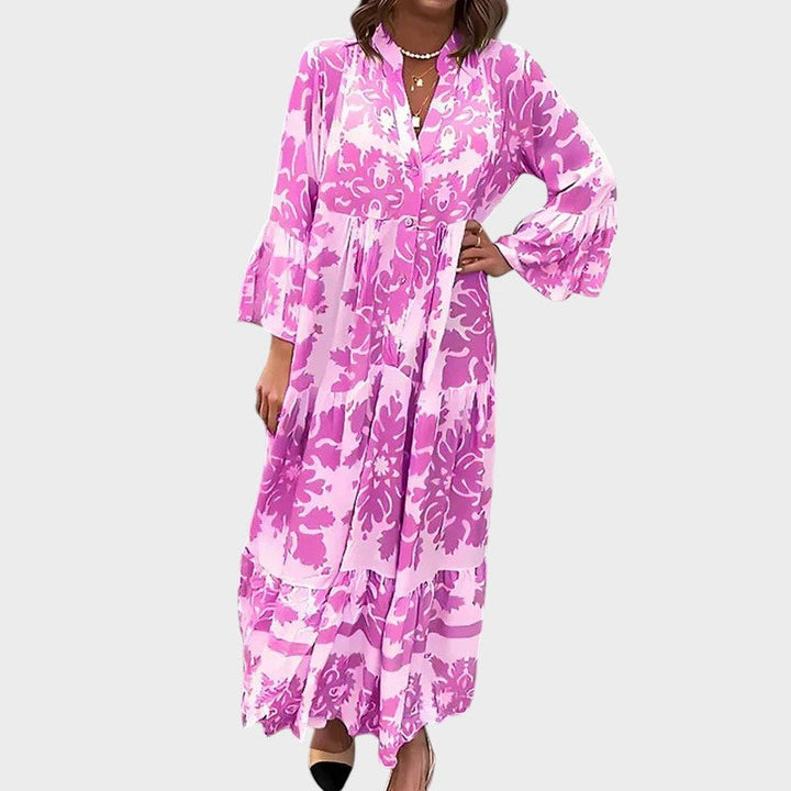 Álava - Vestido largo bohemio con estilo contemporáneo