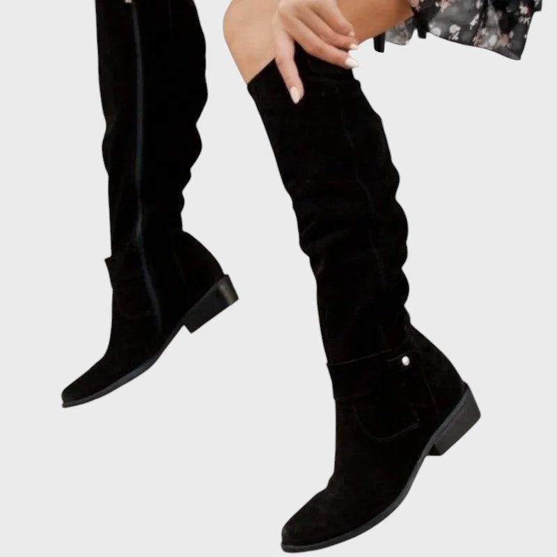 Sara - Botas de cuero elegantes para mujer