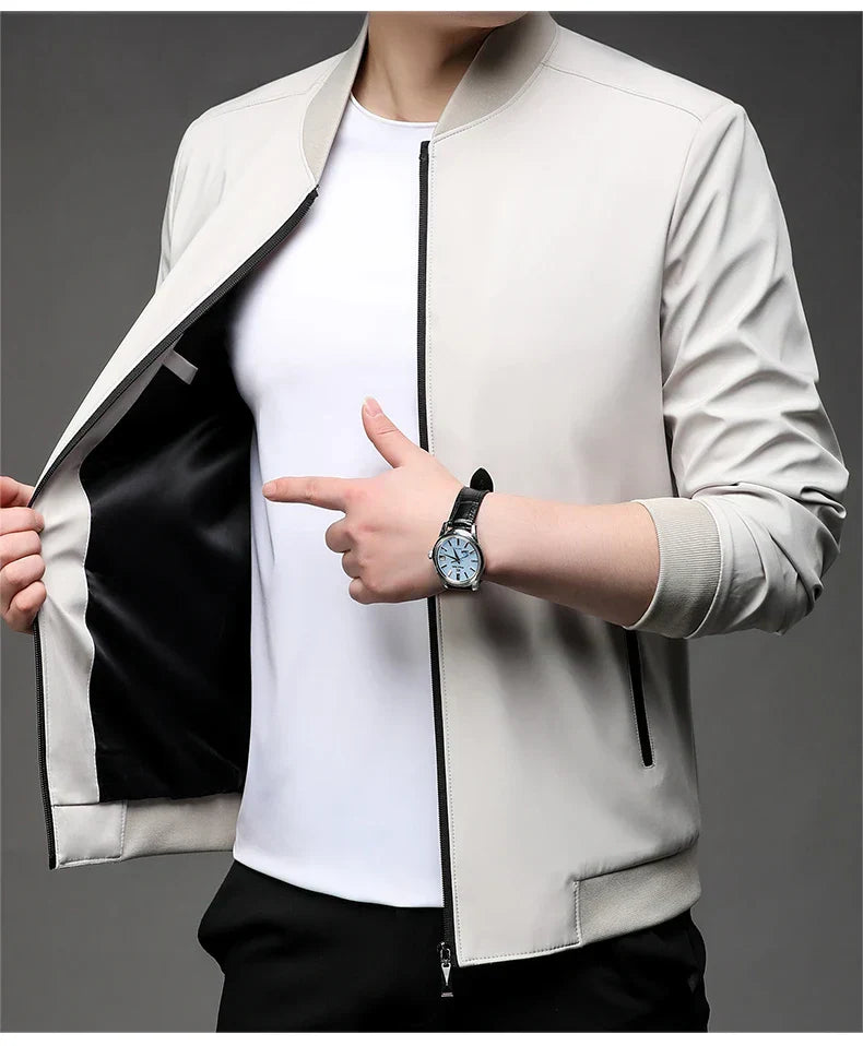 Emanuel – Blazer con cuello de piel sintética