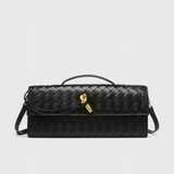 Clutch Melanie con Elegante Detalle de Nudo Dorado