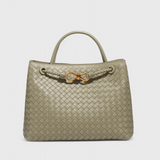 Bolsa Tejida Diaria en Color Índigo