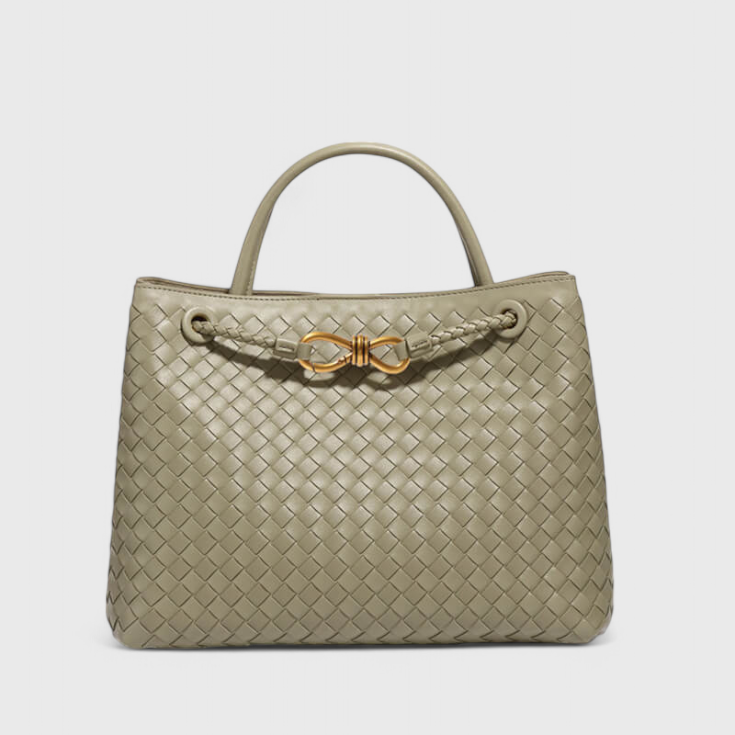 Bolsa Tejida Diaria en Color Índigo