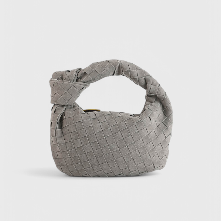 Bolso Mini Woven Remi con Detalle de Nudo