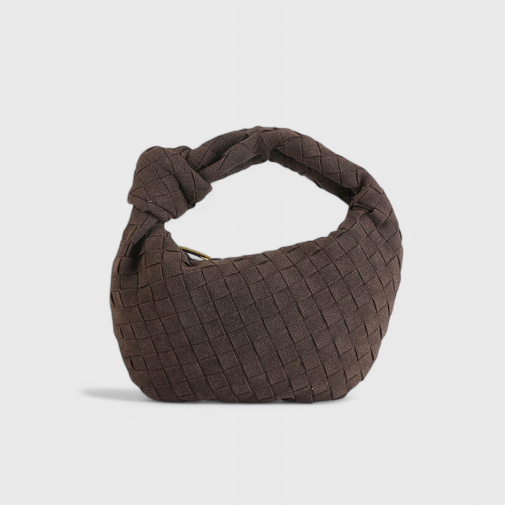 Bolso Mini Woven Remi con Detalle de Nudo