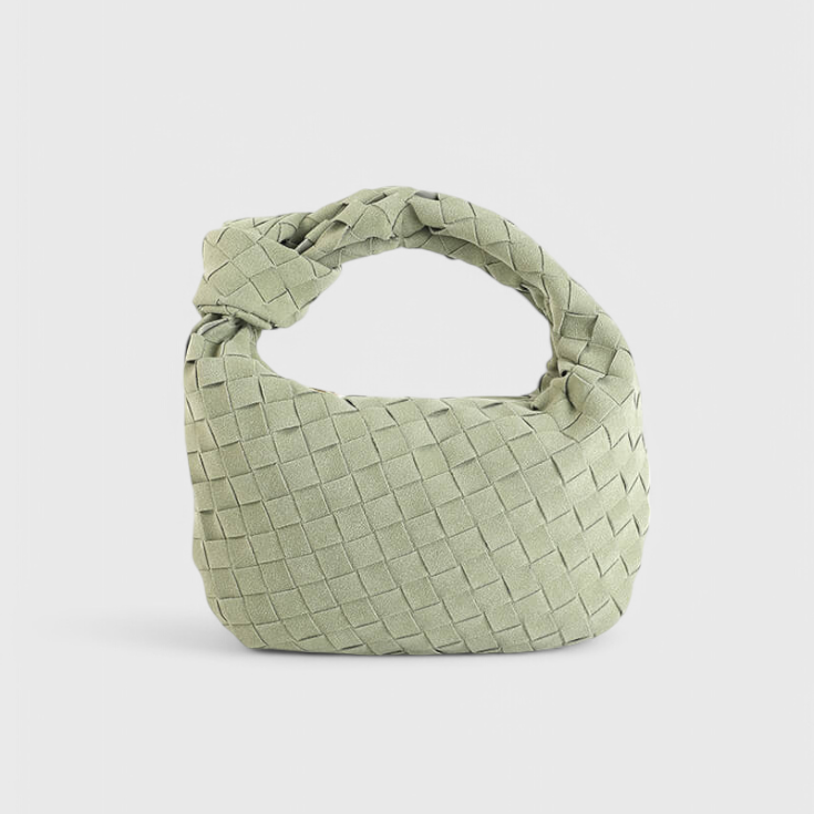 Bolso Mini Woven Remi con Detalle de Nudo