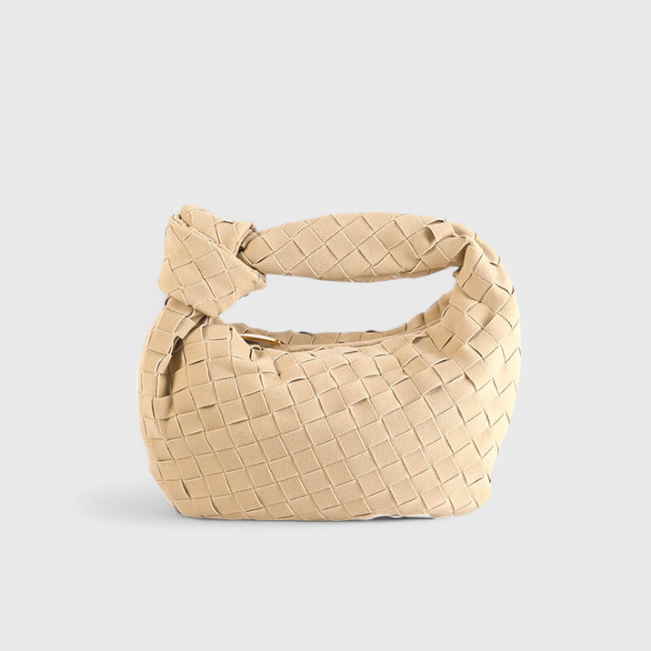 Bolso Mini Woven Remi con Detalle de Nudo