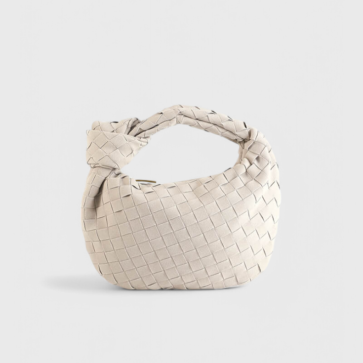 Bolso Mini Woven Remi con Detalle de Nudo
