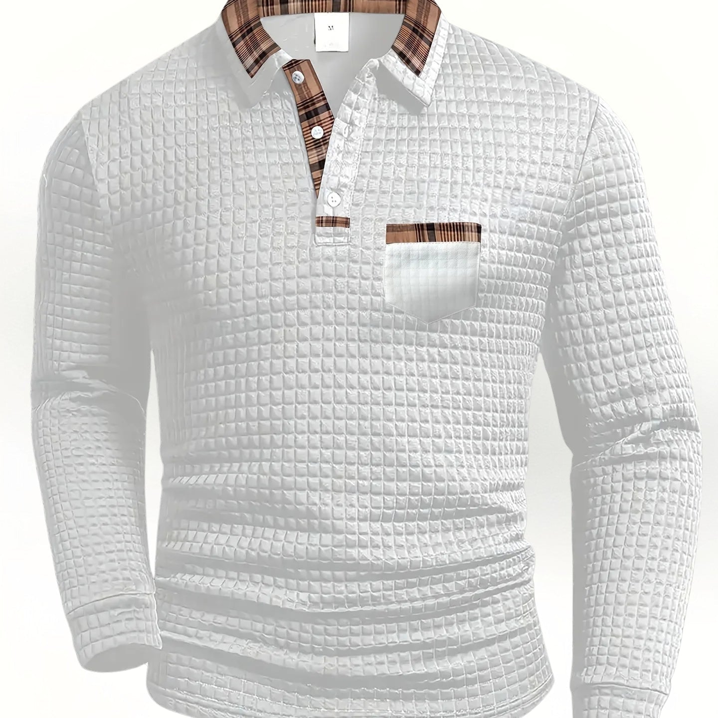 Sven - Camisa polo masculina con cuello a contraste