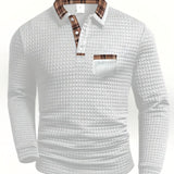 Sven - Camisa polo masculina con cuello a contraste