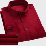 Emanuel – Camisa de hombre de terciopelo premium