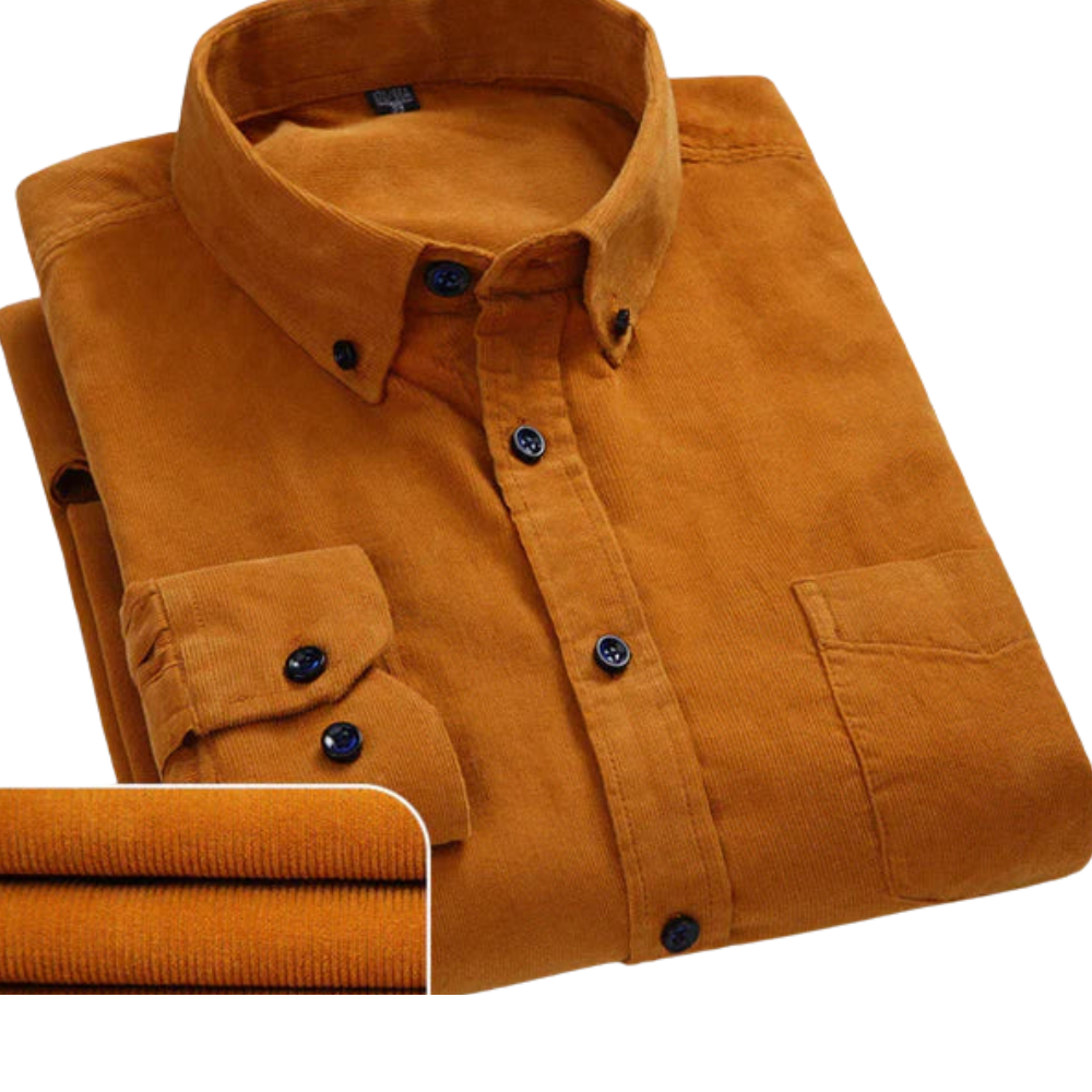 Emanuel – Camisa de hombre de terciopelo premium