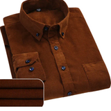 Emanuel – Camisa de hombre de terciopelo premium