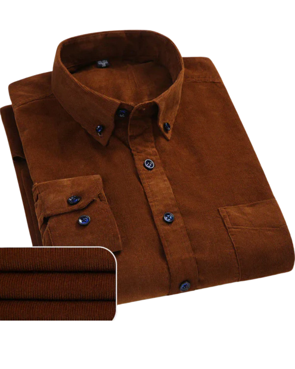 Emanuel – Camisa de hombre de terciopelo premium