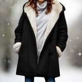 Jessica – Chaqueta de cuero y lino para el otoño en días fríos