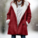 Jessica – Chaqueta de cuero y lino para el otoño en días fríos