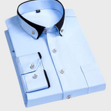 Jan – Camisa de hombre elegante con cuello a contraste
