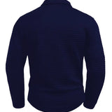 Pedro - Sudadera masculina con cuello y bolsillo