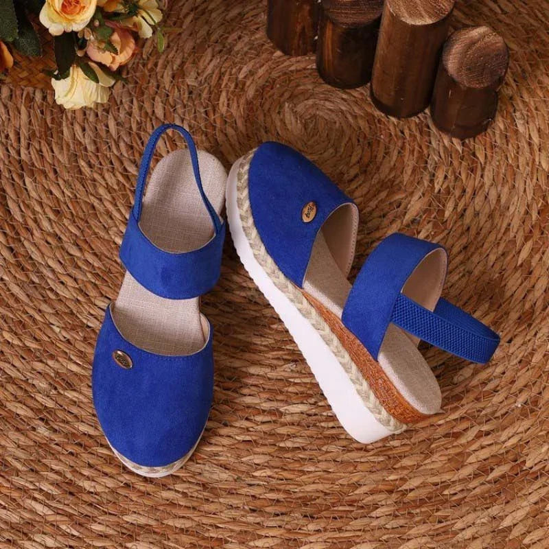 Liliana – Elegantes sandalias de plataforma con tira elástica