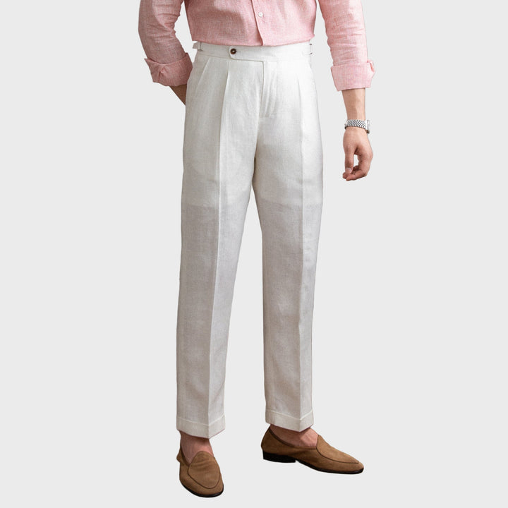 Jonh – Elegantes Pantalones de Lino