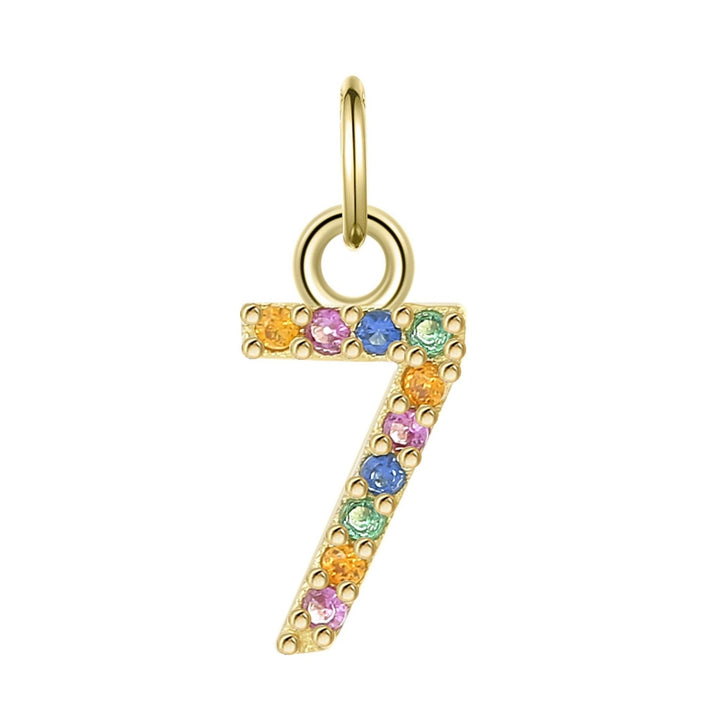 Collar 'Pequeños Números' - Plata Esterlina