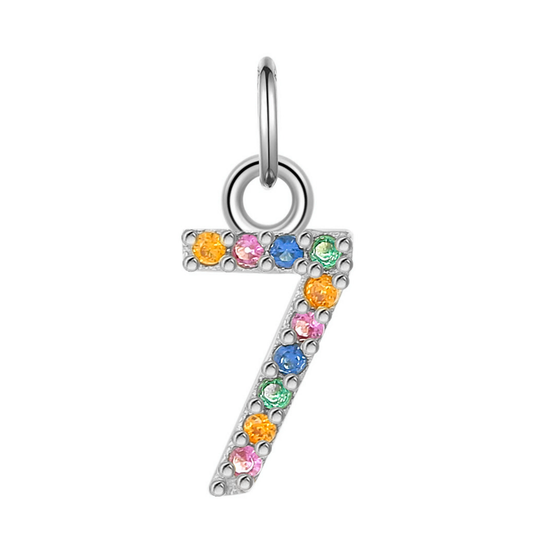 Collar 'Pequeños Números' - Plata Esterlina